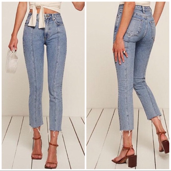 Reformation Denim - Reformation NWT Seamed HR Ankle Jeans, 27P